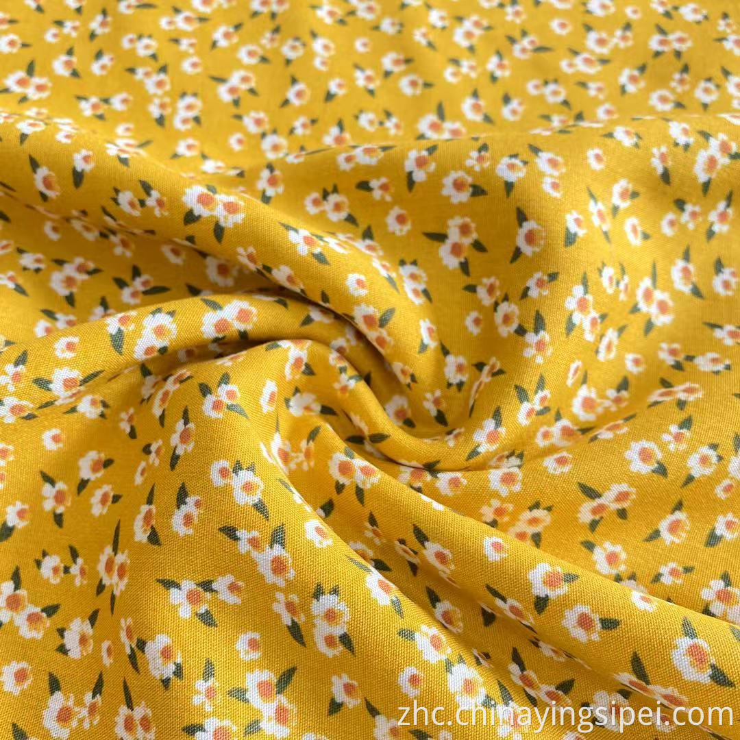 编织100%排放印刷的普通人造丝粘液织物30S 120GSM准备商品库存